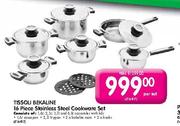 Tissoli Bekaline Stainless Steel Cookware Set-16 Piece 