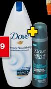 Dove Body Wash-250ml & Dove Deodorant for Men/Ladies-150ml