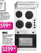 KIC 60cm Eye Level Oven,Hob & Extractor Fan Set