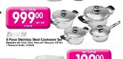 Panache 8 Piece Stainless Steel Cookware Set