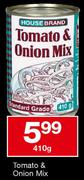 Housebrand Tomato & Onion Mix-410g