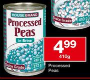 Housebrand Processed Peas-410g