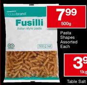 Housebrand Pasta Shapes Assorted-500g Each