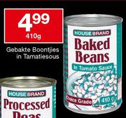 Housebrand Gebakte Boontjies in Tomatiesous-410g