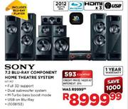 Sony 7.2 Blu-Ray Component Home Theatre System