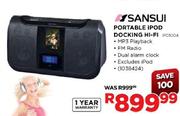 Sansui Portable iPod Docking Hi-Fi
