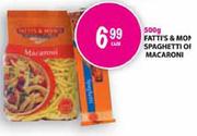 Fatti's Momi's Spaghetti or Macroni-500g Each