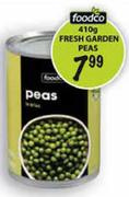 Foodco Fresh Garden Peas-410g