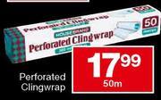 Housebrand Perforated Clingwrap-50m