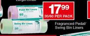 Housebrand Fragranced Pedal/Swing Bin Liners-30/60 Per Pack