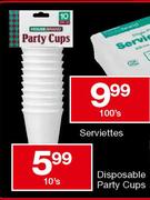 Housebrand Disposable Party Cups-10's pack