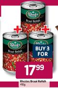 Rhodes Braai Relish-3x410g 