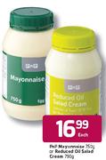 PnP Mayonnaise 750gm or Reduced Oil Salad Cream 790gm - Each