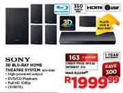 Sony 3D Blu-Ray Home Theatre System (BDV-E190)
