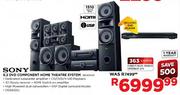 Sony 6.2 DVD Component Home Theatre System (DDW5400)