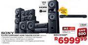 Sony 6.2 DVD Compent Home Theatre System (DDW-5400)