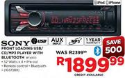 Sony Front Loading USB/CD/MP3 Player with Bluetooth (BT4000)