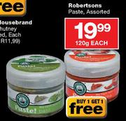 Robertsons Paste - 120gm Each