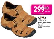 Brunx Mens Creek Leather Sandals (Size 6-11) - Per Pair