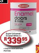 Super Universal Enamel White (P01726)-5Ltr Each