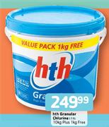 HTH Granular Chlorine-10kg+1kg Free