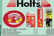 Holts Gun Gum (Plastic Tub HOLGG1)-200g Each