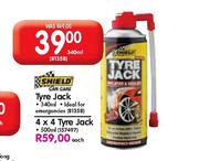 Shield Car Care Tyre 340ml Jack-Each