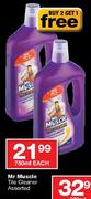 Mr Muscle Tile Cleaner Assorted-750ml Each