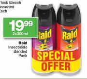 Raid Insecticide Banded Pack-2x300ml