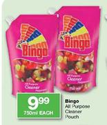 Bingo All Purpose Cleaner Pouch-750ml Each