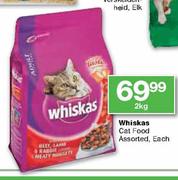 Whiskas Cat Food Assorted-2kg Each
