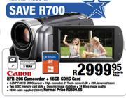 Canon HFR-206 Camcorder + 16GB SDHC Card