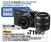 Nikon J1 Digital Camera Twin Lens Kit (10-30mm & 30-110mm Lenses)