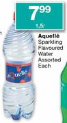 Aquelle Sparkling Flavoured Water Assorted-1.5ltr Each