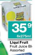 Liqui Fruit Juice Blend Assorted-6x275ml