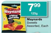 Maynards Sweets Assorted-125g Each