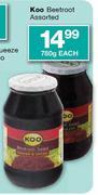 Koo Beetroot Assorted-780g Each