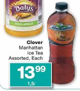 Clover Manhattan Ice Tea Assorted-1.5ltr Each