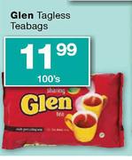 Glen Tagless Teabags-100's