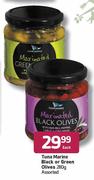 Tuna Marine Black or Green Olives Assorted-280g Each