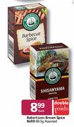 Robertsons Brown Spice Refill Assorted-60.5g Each