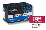 Kotex Panty Liners Assorted-40's Each