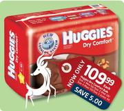 Huggies Dry Comfort Bulk Size 4 Maxi-50's/Size 5 Junior-44's Each