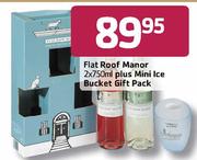 Flat Roof Manor-2x750ml Plus Mini Ice Bucket Gift Pack