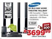 Samsung 3D Blu-Ray Home Theatre Tallboy
