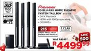 Pioneer 3D Blu-Ray Home Theatre System Tallboy (BCS-424)