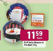 PnP Jelly Beans in Tin Ball-28g Each
