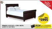 Penghu Queen Bed+Cori Siesta Queen X/L Mattress