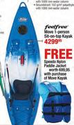 Feelfree Move Sit-on-Top Kayak - 1 Person