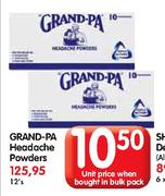 Grand-Pa Headache Powders-12's
